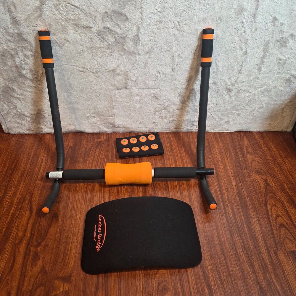 WonderBack Pro Back Stretcher Lumbar Bridge Acupressure Sleeve Complete Set
